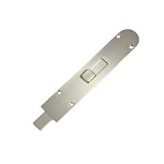 Barrierfold 210mm Flush Bolt Non-Lockable - Satin NIckel