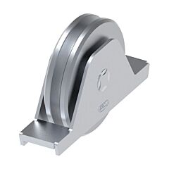 Galvanised Wheel With Internal Support Bracket "U" Groove