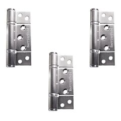 Barrierfold  3 Hinge Set - Satin Stainless