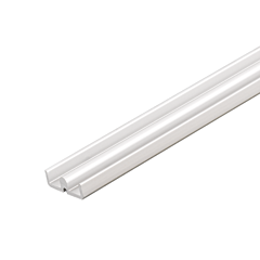 815 Aluminium "E"  Bottom Track - Silver Anodised