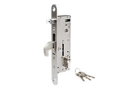 Hybrid Metal Insert Gate Lock