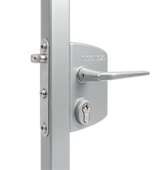 Locinox Gate Lock LPKQ60 U2 Zilv / Ali 1/2 Handle VSZ